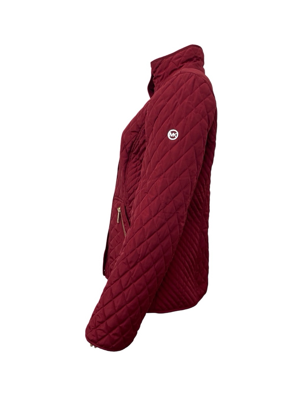 Michael Michael Kors Quilted Burgundy Jacket, M - Picture 4 of 14